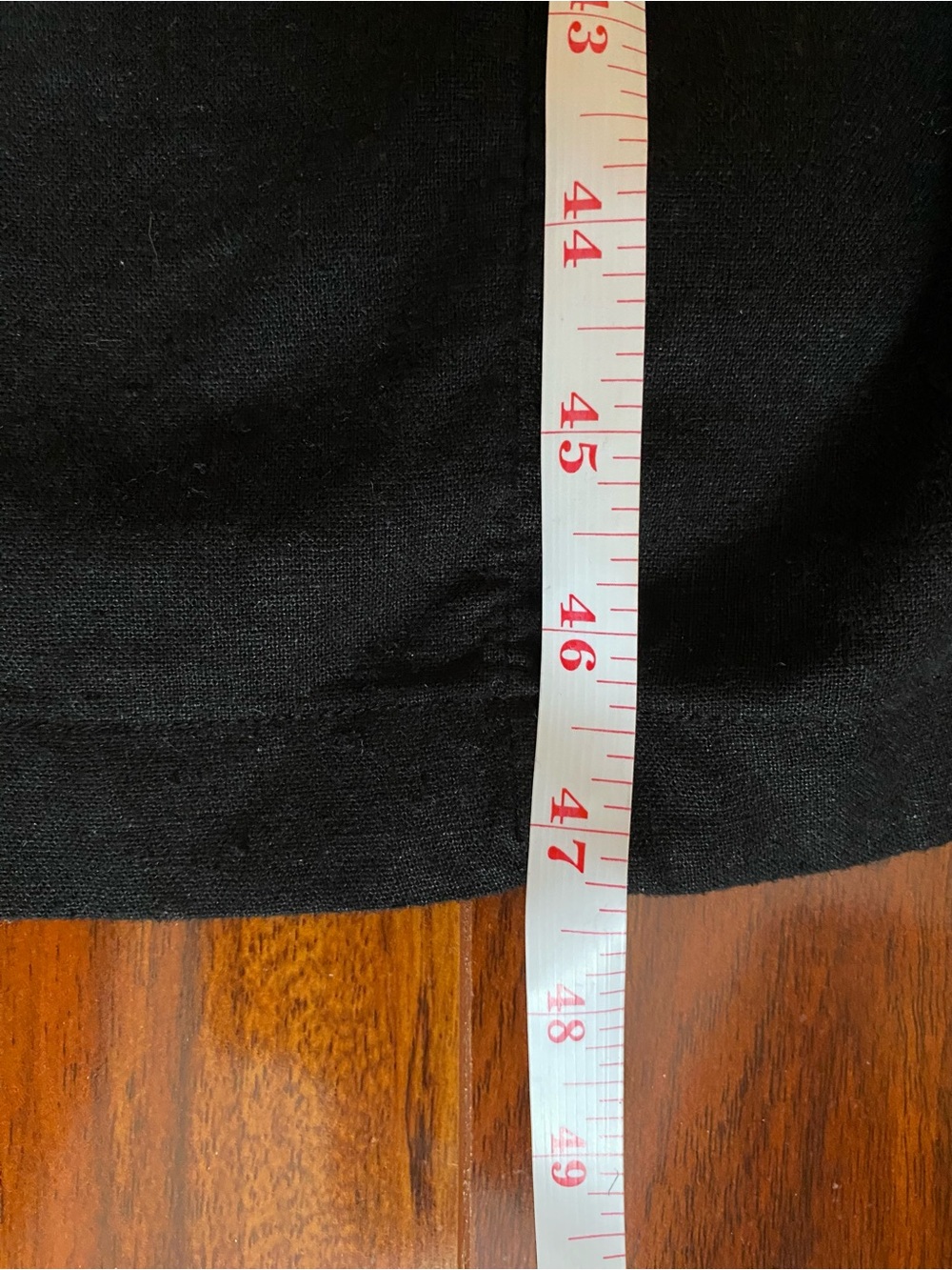 Old Navy Black linen blend sleeveless midi Dress - Picture 8 of 8